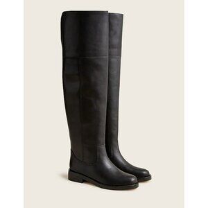 J. Crew Black Over the Knee Boots